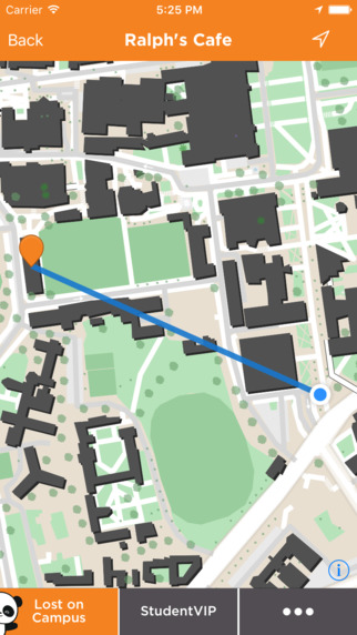 Lost on Campus Mobile App with Map